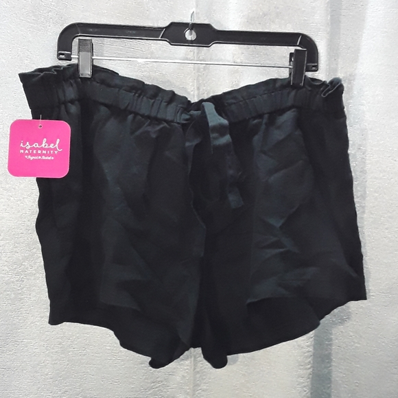 Isabel Maternity by Ingrid & Isabel Pants - New Linen Maternity Shorts